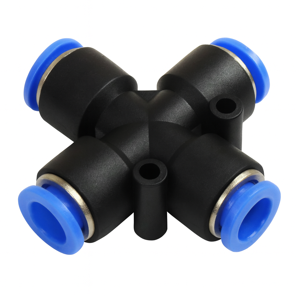 CROSS FITTING - 10MM TUBE