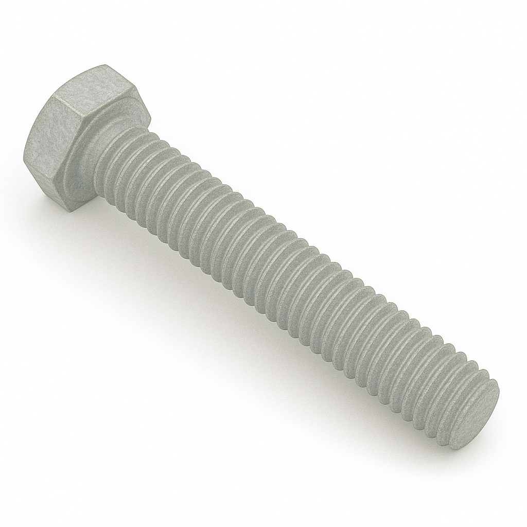 HEX SET SCREW M16 x 90 GRADE 10.9 HOT-DIP GALVANIZED