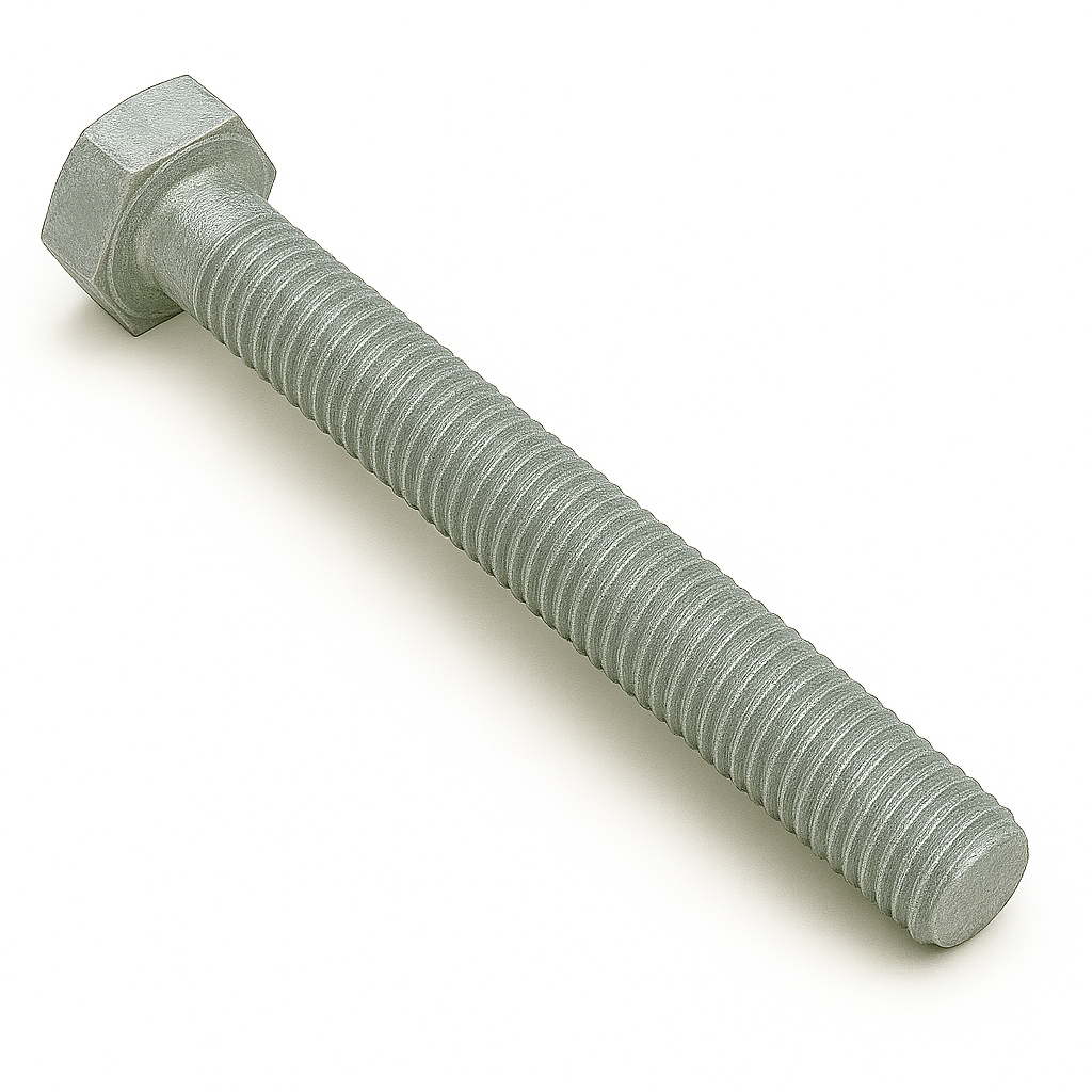 HEX SET SCREW M20 x 150 GRADE 4.6 HOT-DIP GALVANIZED