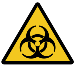 WARNING SIGN-BIOLOGICAL HAZARD
