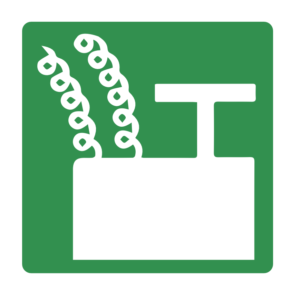 INFORMATION SIGN-BLASTING POINT