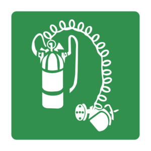 INFORMATION SIGN-BREATHING APPARATUS
