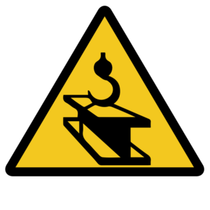 WARNING SIGN-CAUTION SUSPENDED LOAD