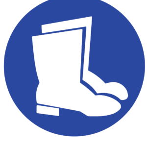 MANDATORY SIGN-FOOT AND LEG PROTECTION