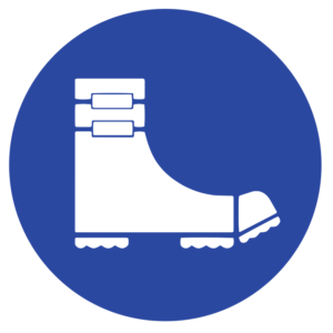 MANDATORY SIGN-FOOT SPATS