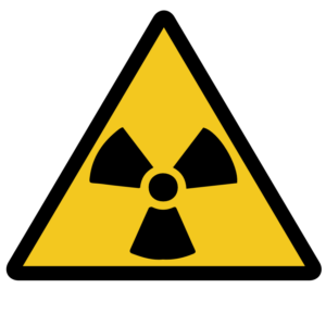 WARNING SIGN-IONISING RADIATION HAZARD