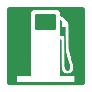 INFORMATION SIGN-REFUELLING POINT