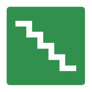INFORMATION SIGN-STAIRS