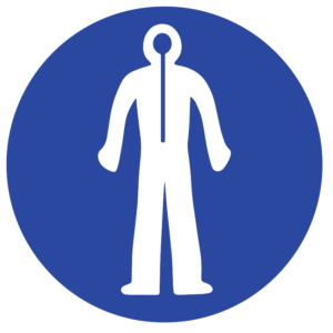 MANDATORY SIGN-THERMAL SUIT