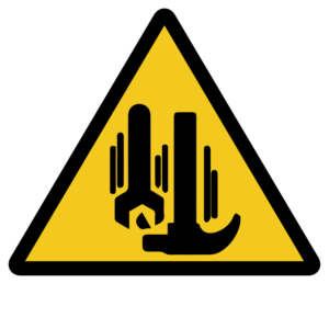 WARNING SIGN-WORKERS OVERHEAD