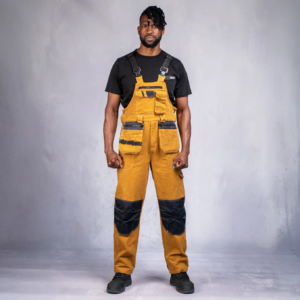 W.O.R.K Duck Canvas Dungaree Brown